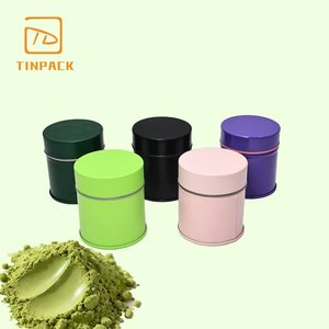 Lata Metálica Cilíndrica de Primera Calidad, Hermética y de Grado Alimenticio, en Varios Colores, para Almacenar Café, Té y Matcha - Product Image 5