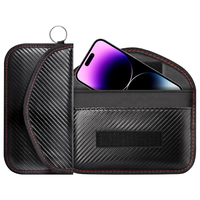 Haute qualité Anti-suivi sac téléphone portable Signal bloqueur brouilleur Anti-rayonnement bouclier Signal bloqueur pochette clé de voiture Faraday sac