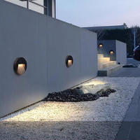 Lampe murale ronde encastrée Moulage sous pression Éclairage de jardin en aluminium Extérieur 3W Led Step Light