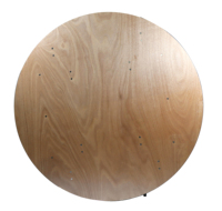 Vente en gros 153cm 60 "location d'événement de mariage table de banquet pliable en bois restauration