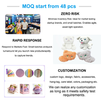Peluche Ours Sûre et Durable, Jouet Intelligent en Peluche, Peluches Émotionnelles IA, Bouche Brodé, Polyester Coton PP, Recharge USB