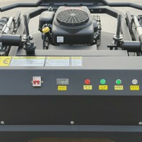 Mesin Pemotong Rumput Robot Pintar Murah DIY Tanpa Kabel, Kontrol Jarak Jauh, Sasis Baja Empat Tak 22HP, Otomatis untuk Semua Medan, Penghilang Gulma