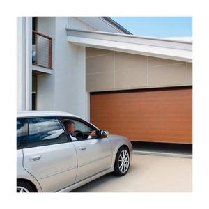 Portes <span class=keywords><strong>de</strong></span> <span class=keywords><strong>garage</strong></span> sectionnelles automatiques à télécommande isolées en mousse PU en acier avec panneau <span class=keywords><strong>de</strong></span> couleur bois - Product Image 5