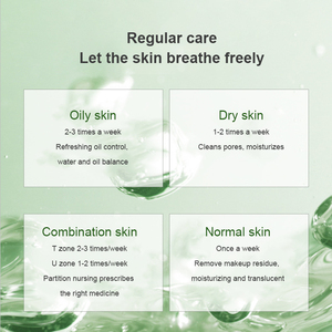 Etiqueta privada Orgánica Máscara de té verde Stick Vitamina C y arcilla blanqueadora purificadora de hierbas Barro facial para el cuidado de la piel de belleza - Product Image 5