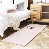 Tapis rond super doux tapis en fausse fourrure pelucheux et hirsute fabrication de tapis avec des amis de la peau tapis tapé pour le salon