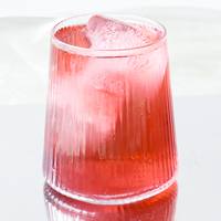 Verre à boisson créatif de style européen pour la maison, personnalisable, transparent, pour boissons froides et jus