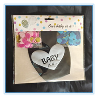 Lot de ballons en latex bleus et roses de 36 pouces personnalisés en gros pour révélation du sexe (garçon ou fille) – Décoration de fête, cadeau, jouet