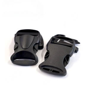Black Plastic <b>Adjustable</b> Buckle for <b>Strap</b> User-Friendly Design - Product Image 1