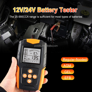 Testeur de batterie de voiture Podofo 12V 24V DC, chargeur universel, analyseur, outils de diagnostic pour voiture/moto/camion OEM/ODM - Product Image 2