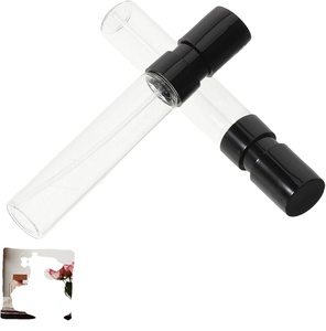 Flacons vaporisateurs miniatures de luxe fantaisie en verre transparent de 1,5 ml et 2 ml, flacons vides pour échantillons de parfum avec atomiseur, sérigraphie - Product Image 1