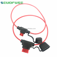 Support de fusible étanche SEUO en promotion pour voiture, 10AWG-18AWG, support de fusible en ligne ATC/ATO standard/mini