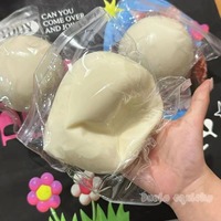 Jouet Squishy Géant Daifuku Maltose Mignon 10cm, Boule de Fromage Fluide Géante, Texture Boue TPR Souple, Forme Dessin Animé, Promotionnel