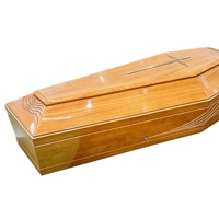 Urna Funeraria de Madera Maciza Estilo Europeo, Tallada en Madera de Paulownia y Abeto, para Cenizas, Directo de Fábrica