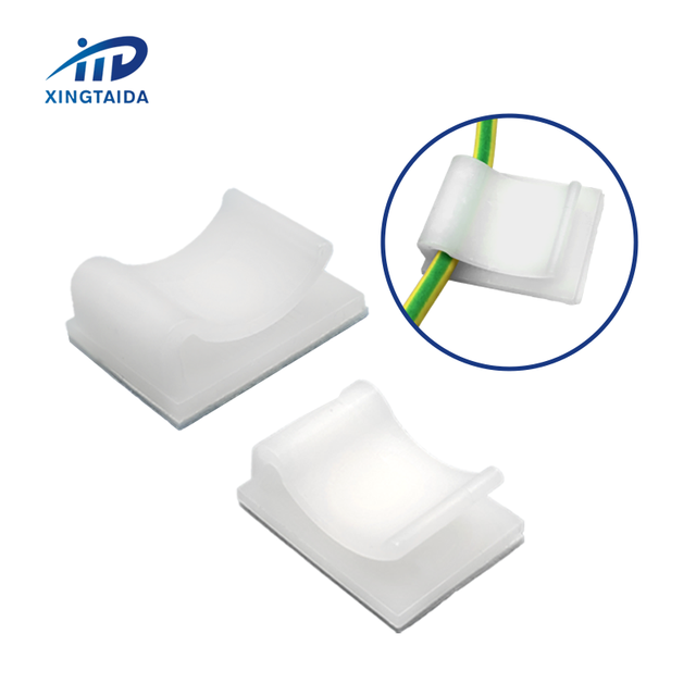 Nylon Cable Clips Adhesive Wire Tie Holder Drop Clamp for Cable Management