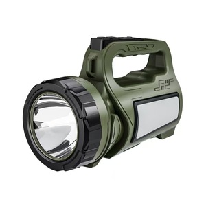 High Lumen <b>LED</b> Flashlight RechargeableWaterproof Spotlight Impact Resistant Handheld <b>Work</b> <b>Light</b> for Camping Aluminum Body - Product Image 5