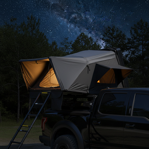 Tente de toit rigide légère à prix d'usine avec <span class=keywords><strong>annexe</strong></span> pour voiture, tente de camping en aluminium pour toit de voiture - Product Image 5