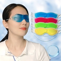 Masques de sommeil rafraîchissants en gel de soie pour éliminer les cernes, super doux, avec sangle élastique, sans couvre-yeux, vente en gros OEM/ODM