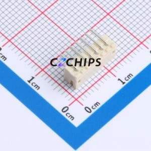 HCZZ0002-7 Wire-to-Board Pin Header Bent Lead Through Hole,P=1.5mm Connector 1x7P 1.5mm Right Angle Insert ZH - Product Image 2