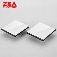 3H Series Light House Switch 1/2/3 Gang Matte Wall Glass Surface Switch & Socket, Flush Mount Slim Design Wholesale British