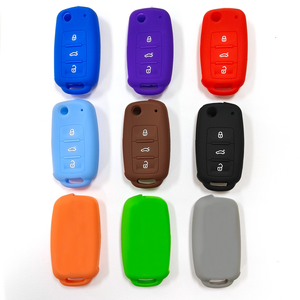 Funda de Silicona para Llaves de Coche <span class=keywords><strong>Volkswagen</strong></span>, de Alta Calidad y Bajo <span class=keywords><strong>Precio</strong></span>, Anti-Caídas - Product Image 1