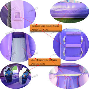 Castello Gonfiabile a Tema K-POP Demon Hunters con Scivolo per Bambini, Noleggio per Feste all'Aperto - Product Image 6