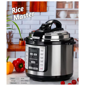 Portable 3L Electric Pressure Cooker Multi Purpose Smart Cooking Appliance with LED Display for Home Kitchen Rice Cookers - Product Image 3