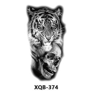 Venta al por mayor del <span class=keywords><strong>hombre</strong></span> medio <span class=keywords><strong>brazo</strong></span> Cool Tribe Tigre Lobo León flor diseño impermeable tatuajes temporales tigre para la decoración del cuerpo - Product Image 4