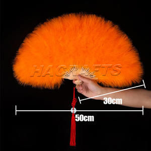 <span class=keywords><strong>Abanico</strong></span> de plumas de 50 cm de largo, precio económico, para fiestas, con mango de plástico, <span class=keywords><strong>abanico</strong></span> de plumas para novias, para promoción - Product Image 4