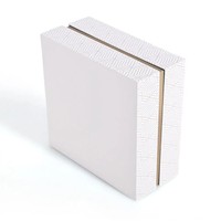 Boîtes cadeaux élégantes personnalisées avec couvercle amovible, couvercle et base, emballage cadeau en 2 pièces, boîte de rangement rigide en papier avec couvercle