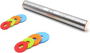 Adjustable Stainless Steel <b>Rolling</b> Pin Baking Leather Kneading <b>Tool</b> for Dough & Flour Pastry Boards & <b>Tools</b> - Product Image 3