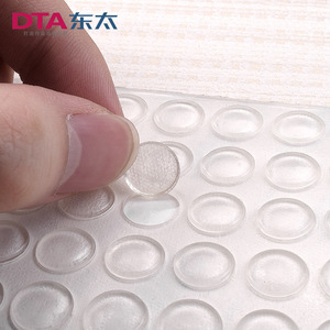 Almohadillas de Fieltro para Muebles Dta, 50 Piezas, Adhesivos Anticolisión de Silicona para Puertas de Armario, Absorción de Impactos - Product Image 2