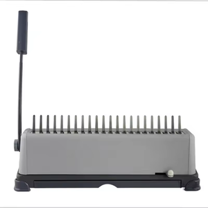 WD-118 Máy tính để bàn <span class=keywords><strong>A4</strong></span> nhựa lược máy tính ràng buộc 21-lỗ đấm của nhãn hiệu Dải Lược cuốn sách ràng buộc bằng tay cho văn phòng sử dụng - Product Image 4