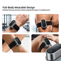 Appareil portable sans fil KONBEST à lumière rouge pour massage du cou et des jambes/pieds, équipement de fitness et de bien-être spa, lumière infrarouge lointain