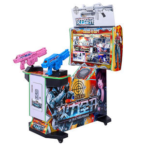 Máquina Arcade de Disparos para Dos Jugadores que Funciona con Monedas, Gabinete de Juego de Batalla con <span class=keywords><strong>Pistolas</strong></span> HD para Centro de Entretenimiento, Centro Comercial, Entretenimiento Interior - Product Image 6