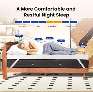 Commercio all'ingrosso 3 pollici Premium Gel Memory Foam materasso Topper personalizzato morbido raffreddamento soluzione di sonno <span class=keywords><strong>per</strong></span> la pressione camere da letto moderne - Product Image 3