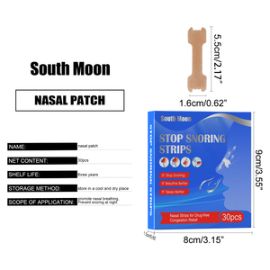 OEM Respirer bandelettes nasales droit chemin nez bouché atténuation Anti ronflement nez Ventilation plus facile souffle ronflement autocollant - Product Image 6