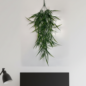 Großhandel Künstliche Zwiebelgras-Hängestreifen Weidenranken Efeu-Blätter Wanddekoration Heim-Garten-Dekor Künstliche Grünpflanzen - Product Image 4