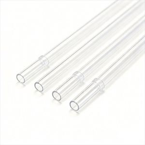 Replacement <b>Straw</b> Compatible with Stanley 40 oz 30 oz Cup Tumbler <b>Reusable</b> <b>Straw</b> with Cleaning Brush Plastic Clear - Product Image 4