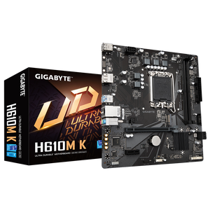 Tout nouveau gigaoctet H610M <span class=keywords><strong>K</strong></span> DDR4 prend en charge 14e/13e/12e carte mère de jeu cpu PC - Product Image 1