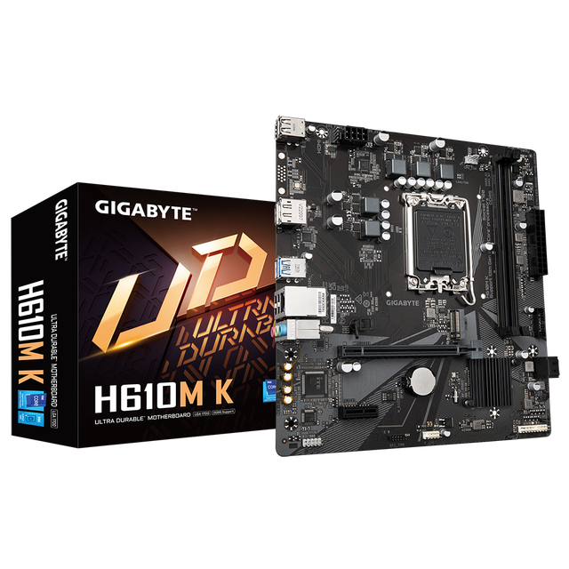 Brand New Gigabyte H610M K DDR4 Support 14th/13th/12th Cpu Gaming Motherboard PC