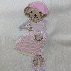 <span class=keywords><strong>Pull</strong></span>-over tricoté à l'ordinateur pour femme, style universitaire, col rond, motif ours rose, anti-boulochage, nouvelle collection hiver coréenne, 26 ans d'expérience - Product Image 3