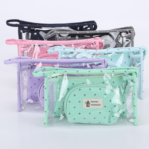 Bolsa <span class=keywords><strong>de</strong></span> Cosméticos Personalizada Ecológica <span class=keywords><strong>de</strong></span> Vinilo para Mujer <span class=keywords><strong>con</strong></span> Cierre <span class=keywords><strong>de</strong></span> Cremallera y Diseño Impreso - Estuche <span class=keywords><strong>de</strong></span> <span class=keywords><strong>Maquillaje</strong></span> Personalizado Promocional - Product Image 2