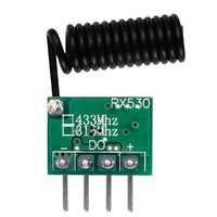 Module récepteur 433 MHz - Module récepteur de télécommande radiofréquence sans fil - Faible consommation d'énergie et longue portée