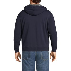 Sweat-shirt à capuche en polaire sherpa pour homme FOXA, fermeture éclair intégrale, manches régulières, respirant, en polyester - Product Image 2