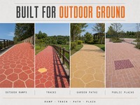 Revêtement de sol polymère aqueux effet pierre pour projets professionnels, vente en gros, rénovation de pavés extérieurs