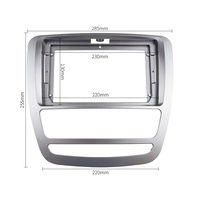 Marco de Radio de 9 Pulgadas para JAC T6 T8 2018+, Panel de Instalación de Reproductor de DVD GPS Estéreo, Marco de Montaje en el Tablero, Bisel
