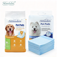 OEM Factory Wholesale Pet Pads Disposable Cotton Waterproof Pet Pee Pads for Dogs Cats Puppy Training Odor Control AIMISIN
