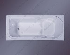 <strong>Hot</strong> Sale Modern Hotel Use Indoor High Quality Custom Size Glossy Rectangular Acrylic Drop-In <strong>Bath</strong> Tub with <strong>Sitting</strong> - Product Image 2