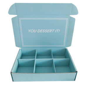 Caja para Galletas Más Vendida con Divisores, Caja Personalizada para Pasteles, Donuts, <span class=keywords><strong>Sushi</strong></span>, Repostería, con Insertos para Galletas y Brownies - Product Image 2
