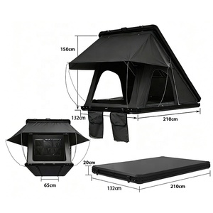 Tente de <span class=keywords><strong>toit</strong></span> rigide en aluminium pour SUV 4x4, 2 personnes, 4 saisons, <span class=keywords><strong>installation</strong></span> rapide, <span class=keywords><strong>camping</strong></span> en plein air - Product Image 3